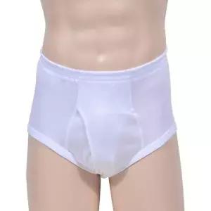 [하프클럽/]순면 백색 무지 세련된 디자인 베이직 남성 삼각팬티