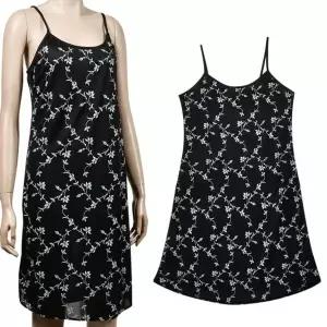 [하프클럽/]플라워 패턴 풍기인견 끈조절 여성 나염 슬립