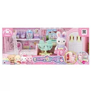 콩지래빗 마이룸 책상 의자 침대 옷장 역할놀이 인형 소품 선물