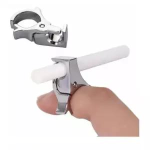 손가락 담배 반지 파이프 홀더 링 손잡이 집게