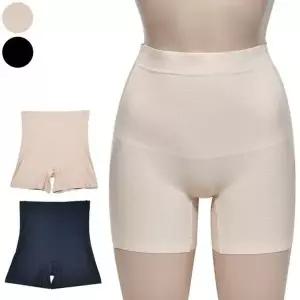 [하프클럽/]벼운 소재 복부 보정 여성용 심리스 사각 드로즈 팬티