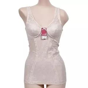 [하프클럽/]이중 파워넷 플라워 노와이어 인견 보정 치마올인원