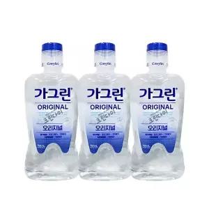 가그린 오리지널 구강청결제 750ml 3개 구강관리
