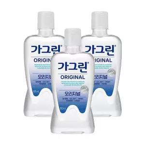가그린 오리지널 구강청결제 820ml 3개 데일리케어