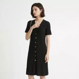 클라셰 니트골드디테일원피스_B6M0115