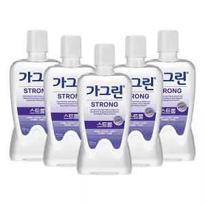 가그린 스트롱 750ml 5개 구강관리