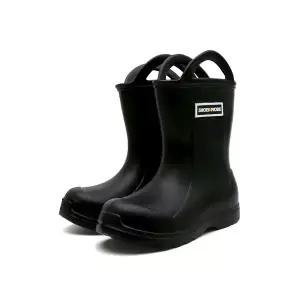 [보리보리/프리프리스 슈즈]슈라모드 플레인 레인부츠 블랙