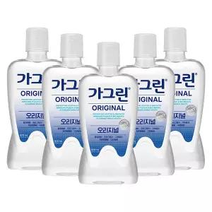 가그린 오리지널 820ml 5개 구강관리