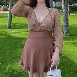 [하프클럽/]코코비치 긴팔 수영복 빅사이즈 원피스 바캉스룩 여성