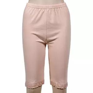 [하프클럽/]월한 보온성의 부드러운 기모 레이스 5부 속바지 N65