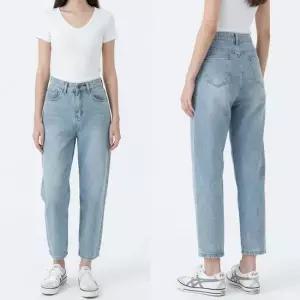 [다잇템] 여자 하이웨스트 클래식 세미배기핏 데님팬츠