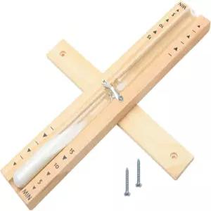 15분 사우나 모래 타이머 벽걸이 회전식 나무 모래시계 가정용 주방 욕실 호텔 사우나-SPA 룸용 휴대용