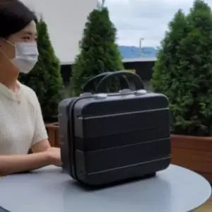 [하프클럽/]여행용 14인치 기내용 캐리어 레디백 매트블랙