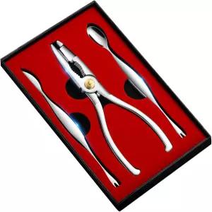 해산물 도구 절묘한 3종 세트 랍스터 크래커와 게장 게살 다리 킹 너트에 적용됩니다