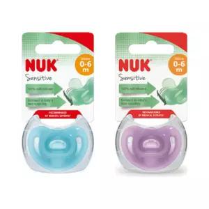 누크 신생아 쪽쪽이 노리개 젖꼭지 1단계 블루 퍼플 BNS