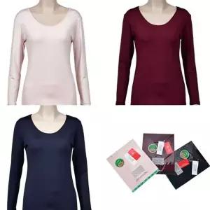 [하프클럽/]부드럽고 보온성이 뛰어난 습식 기모 여성 상의 내의