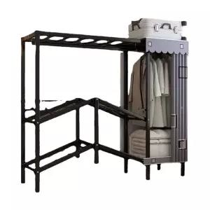 침실 장 간이 조립식 캐비닛 원룸 자바라 행거 이불장 옷장