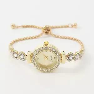 손목시계 여성 슬라이드 골드