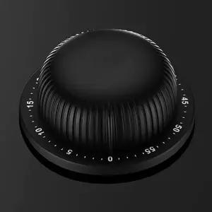 GDM 자석식 아날로그 요리 타이머 블랙