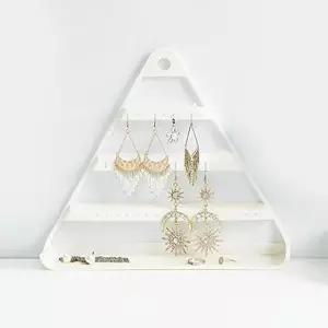 [하프클럽/]귀걸이 3단 행거 아이보리 액세서리보관 진열대