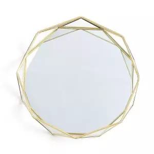 [하프클럽/]귀걸이 미러 골드 차키트레이 소품트레이