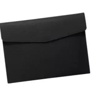 [하프클럽/]오피스클러치 A4 가죽 서류파우치 블랙