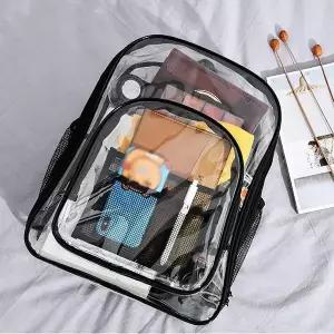 비치백 여름 가방 비치백 투명 클리어 블랙 백팩