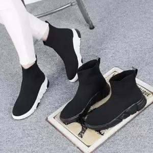 여자 스웨터 코지 양말 운동화 운동화