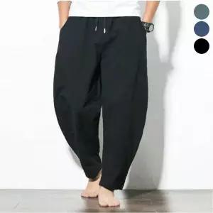 [하프클럽/]남자 배기팬츠 루즈핏 밴딩 캐주얼 항아리 바지 3색