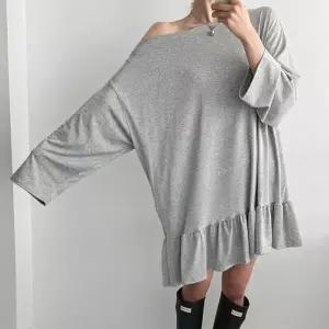 KSO5A4B여성 프릴 오프숄더 미디 원피스 빅사이즈 아방핏