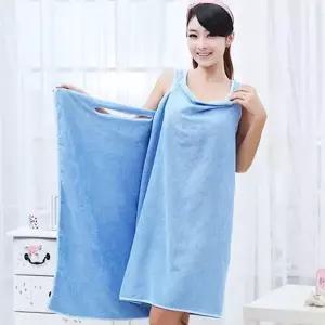 블루 샤워 가운 원피스형