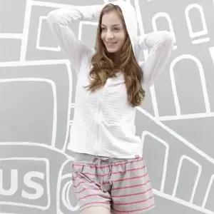 [하프클럽/]스트라이프 여자 수영복 래쉬가드 비키니 3p 레드