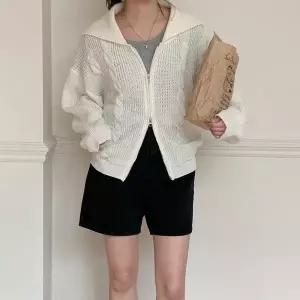 [신세계라이브쇼핑][옷자락] 여자 카라넥 꽈배기 투웨이 니트 집업