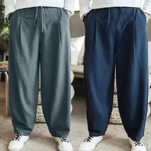 [하프클럽/]루세 남자 리넨 블루머 통바지 SD-240409