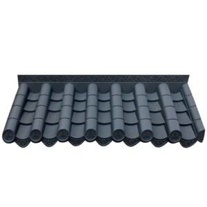 지붕 기와 모조 경량 장식 마감재 한옥 플라스틱 담장 지붕기와 A타입 인조 기왓장