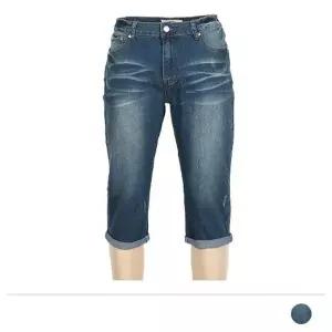 [하프클럽/]MP24031 마틴 스판데님 7부 반바지