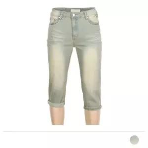 [하프클럽/]MP24030 다잉 스판데님 7부 반바지