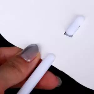 [하프클럽/]부채 만들기 꾸미기 흰색 무지부채 나비