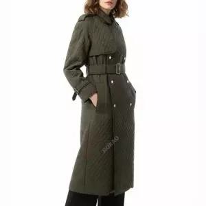 MUST IT_ Long Quilted Nylon Trench Coat 8093068) 롱 퀼팅 나일론 트렌치 코트)