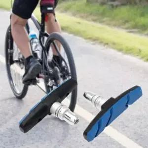 교체용자전거V브레이크패드MTB브레이크슈블루