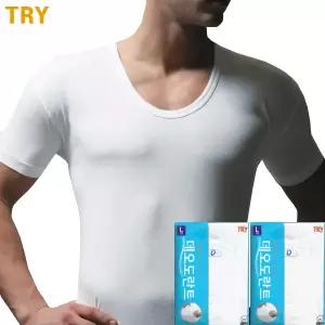 TRY상쾌한하루 데오도란트반팔런닝2매 TMTSB08/01A