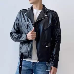 차이나 항공점퍼 남성 가을 이너 잠바 라이더 레더