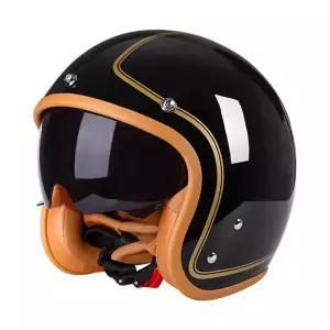 오토바이 헬멧 경량 클래식 여성 라이딩 하프 오픈
