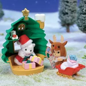 크리스마스인형장난감 아기인형놀이세트 산타크리스마스장난감 트리하우스장난감 소꿉놀이 선물