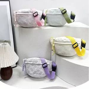 슬링백 여성 4컬러 파스텔톤 여행 등산 간편수납 힙색 슬링백