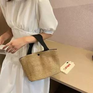 라탄미니백 여성 여름 비치 라탄 미니 토트백 G66