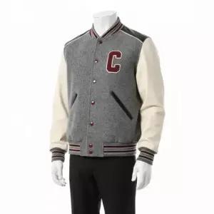 MUST IT_ 클래식 테디 자켓 울 트리코틴 스타디움 바시티 점퍼 2V56DA335 09GD