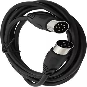 MOOKEENONE 6핀 DIN to MIDI 확장 케이블 남-남 AV 어댑터 오디오 플러그 디지털 장치용