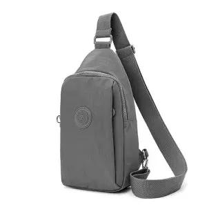 캐주얼 포인트 패치 슬링백 스타일 남여공용 힙색 여자슬링백가방