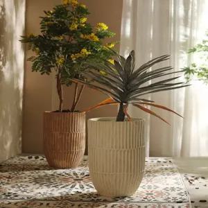 마당 화분 초대형 테라코타 토분 별장 야외 원예 분갈이 관엽식물 테라조